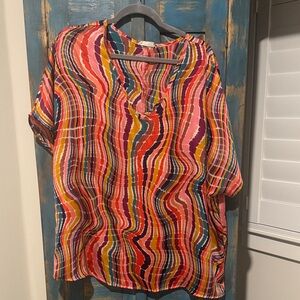 Entro Colorful Patterned Blouse